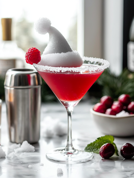 Santa’s Hat Cocktail Recipe