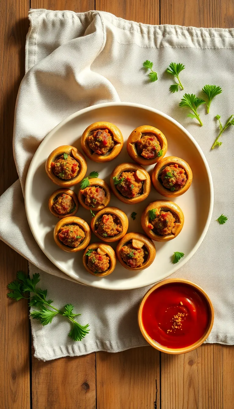 About This sausage stuffed mushroom Recipe