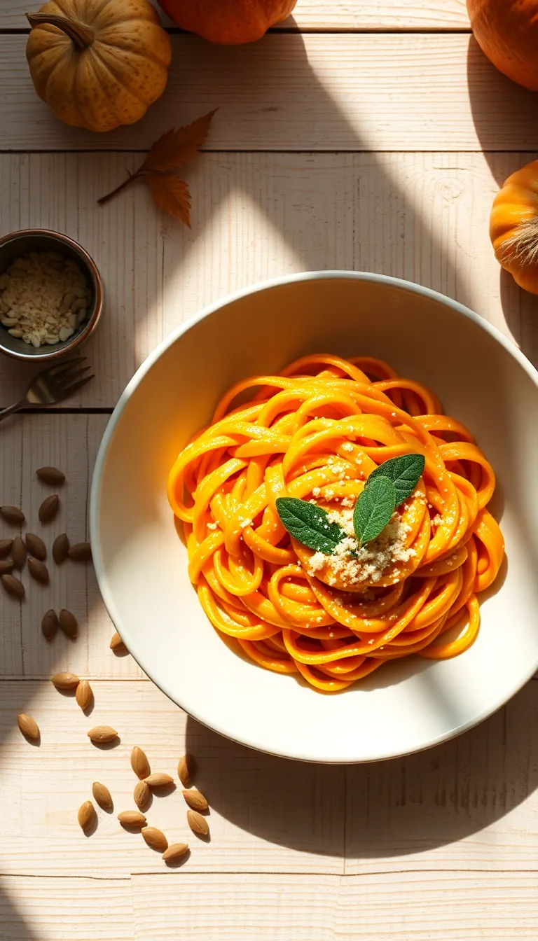 About This pumpkin alfredo pasta Recipe