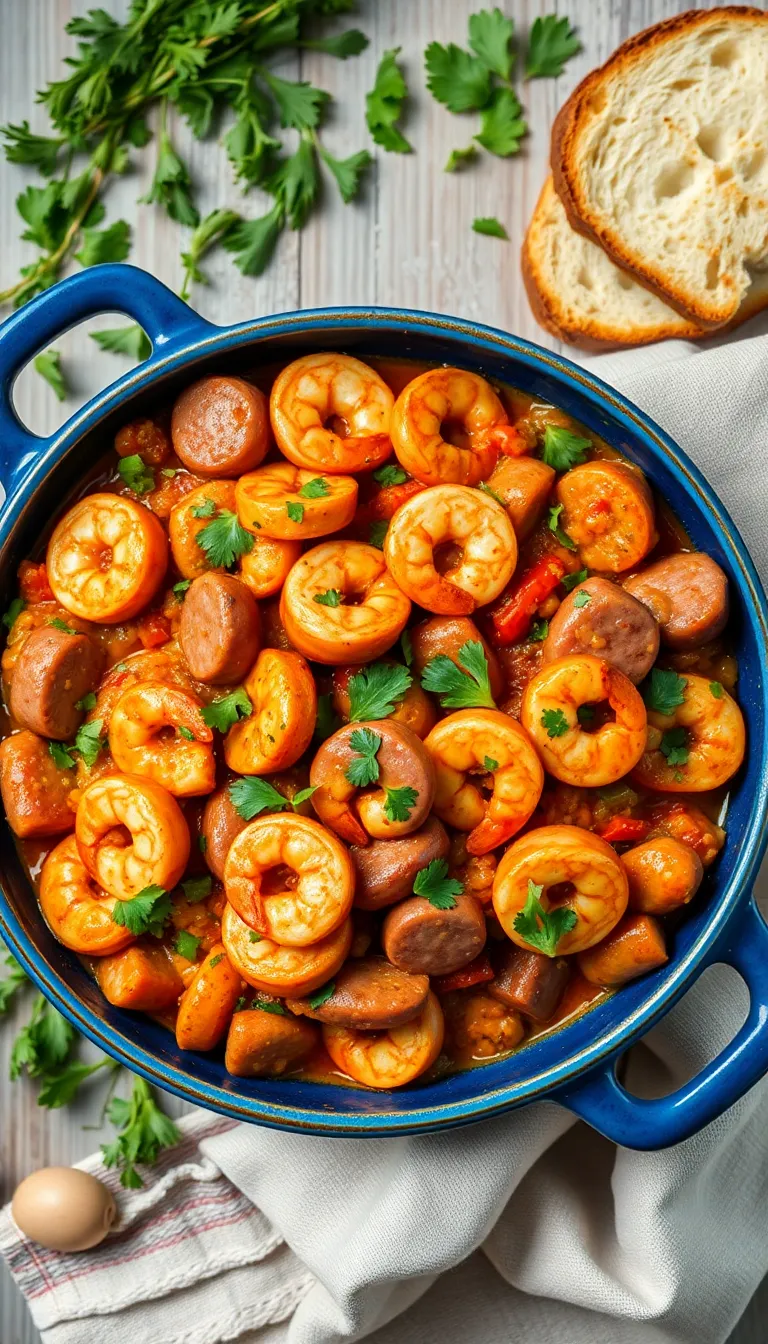 About This sausage jambalaya Recipe