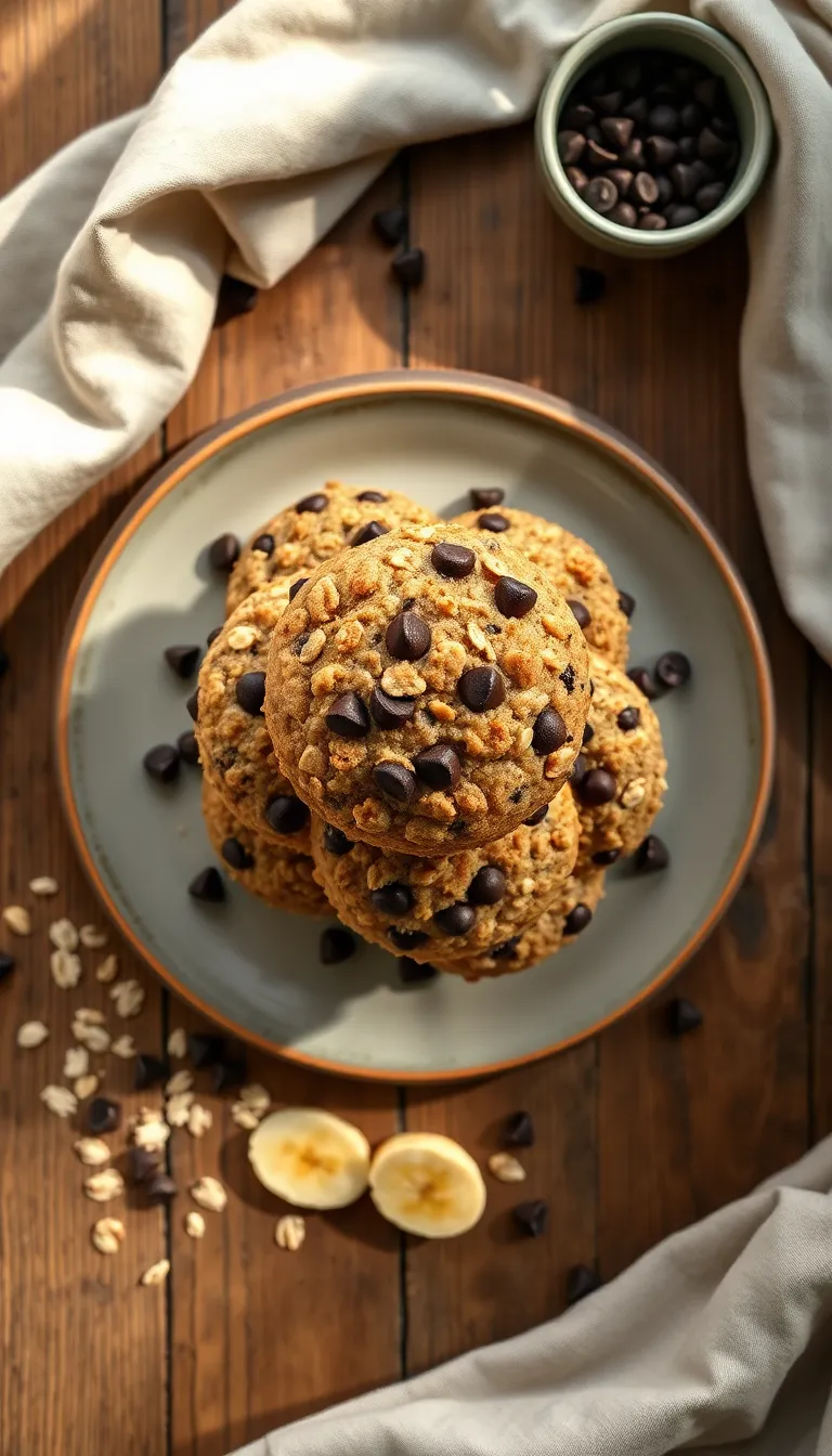 About This oatmeal banana chocolate chip muffins Recipe