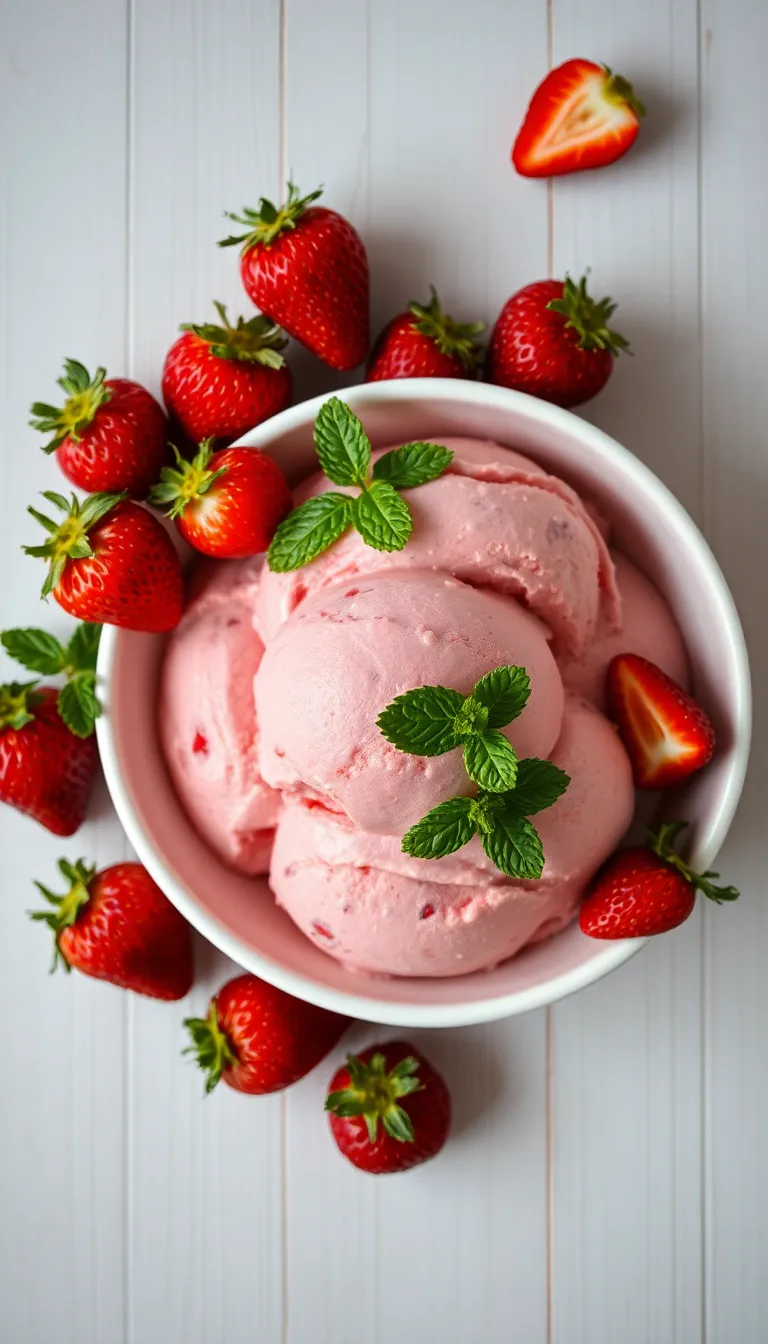 About This strawberry ice cream Recipe