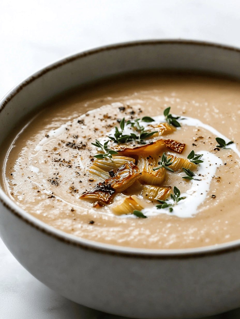 Hidden Depths: Roasted Garlic & Leek Soup with a Surprise Twist