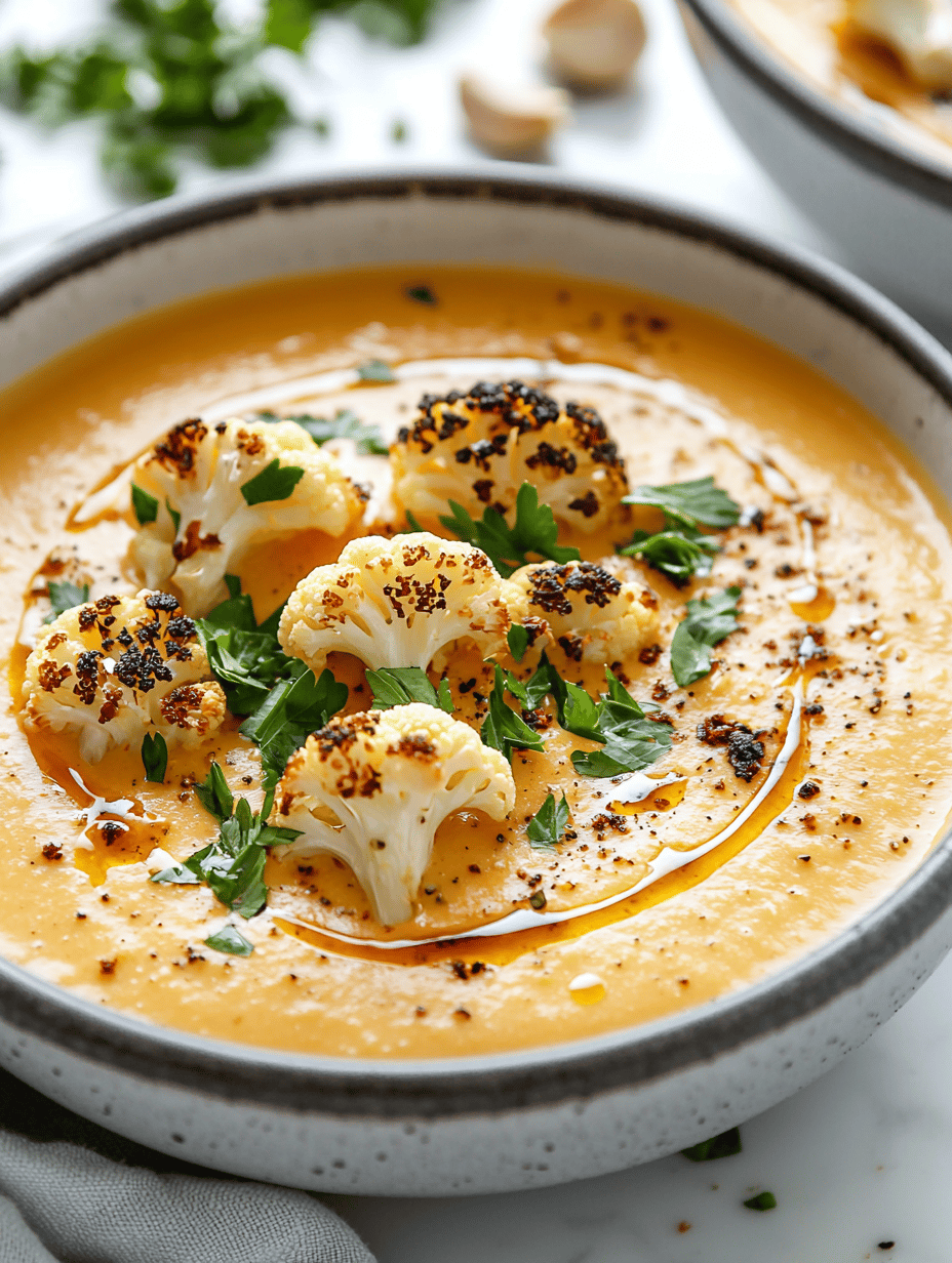 Unexpected Hero: Roasted Cauliflower & Garlic Soup That Transforms Comfort Food