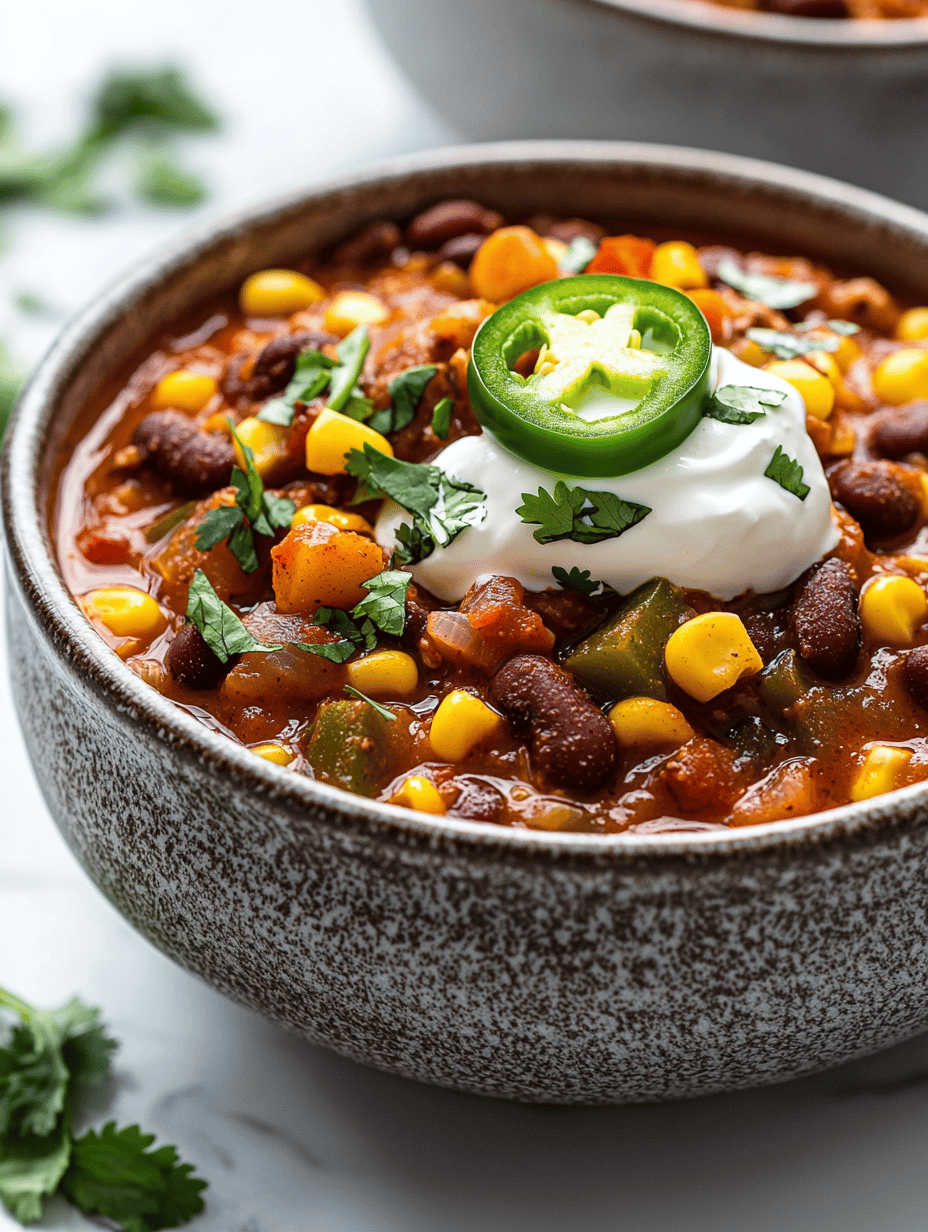 Unconventional Slow Cooker Vegetarian Chili for Lazy Weekends