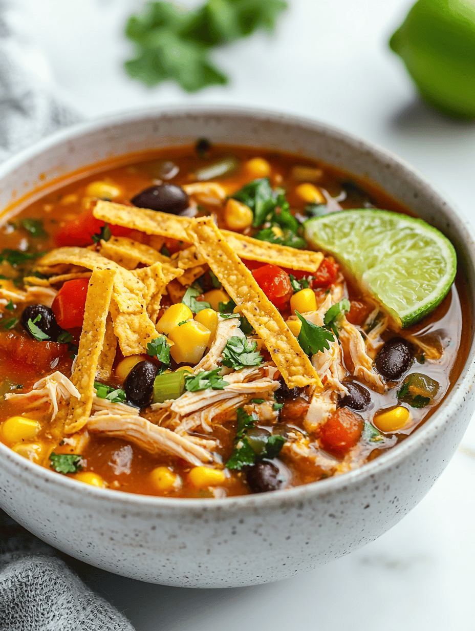 Slow Cooker Chicken Tortilla Soup: The Unexpected Comfort of Rustic Flavors