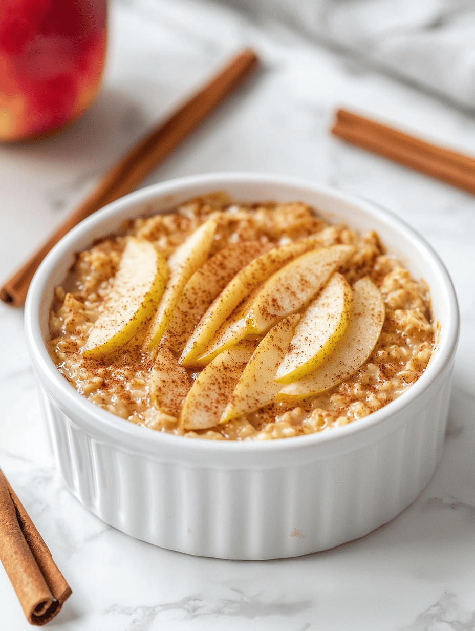 Apple Cinnamon Oatmeal: The Cozy Breakfast That Turns Chaos into Calm