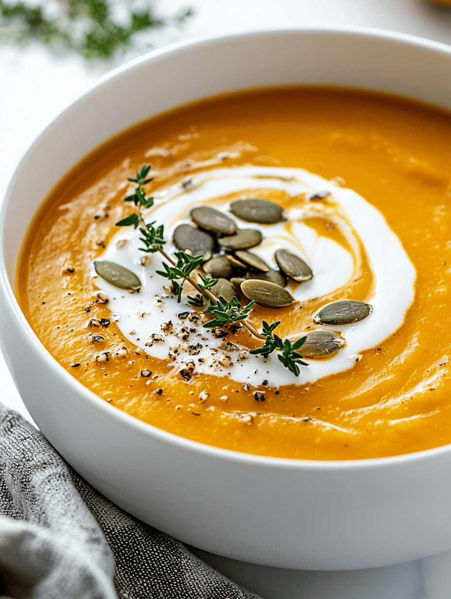 Hidden Spice Twist: Easy Roasted Butternut Squash Soup for Cozy Mornings