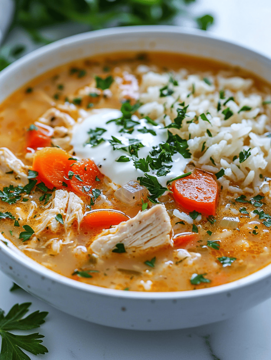 Hearty Chicken and Rice Fall Soup: A Cozy Bowl for Crisp Days