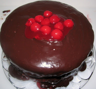 Chocolate Cherry Double Layer Birthday Cake: A Last-Minute Birthday Delight!