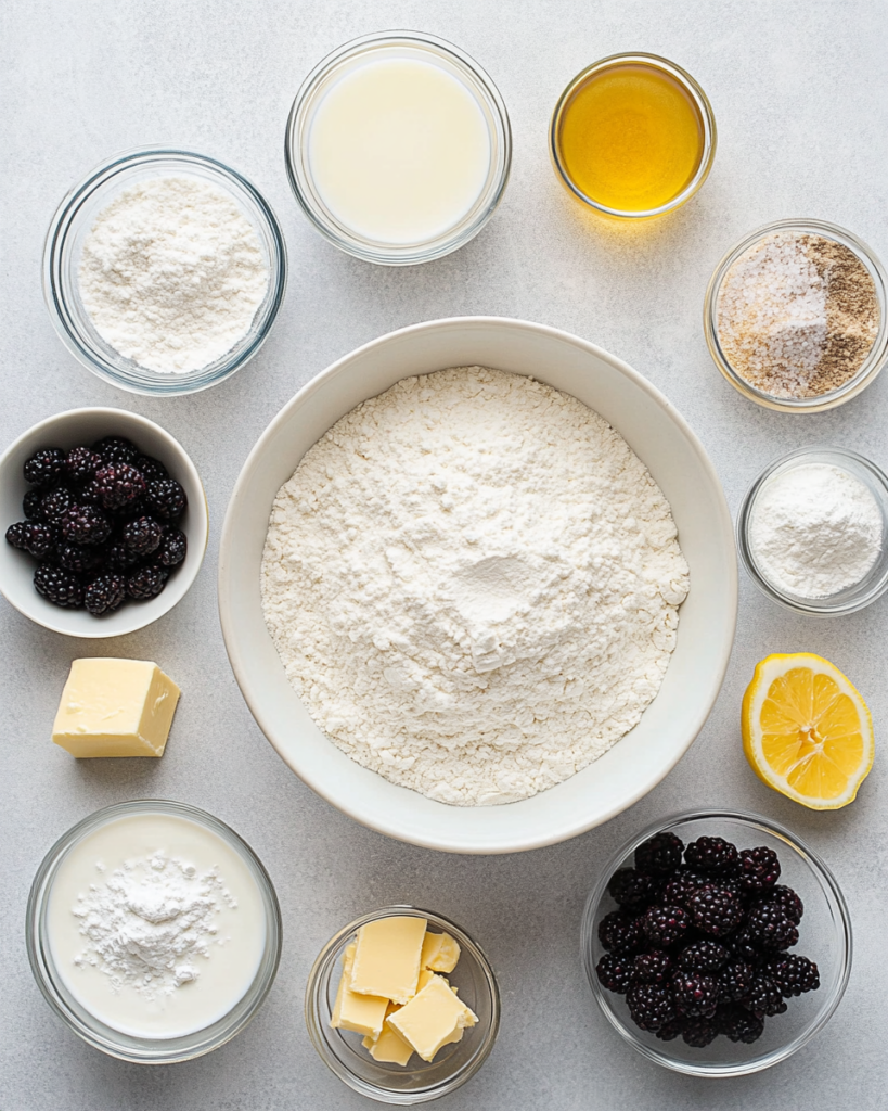 Mulberry Scones Recipe Ingredients