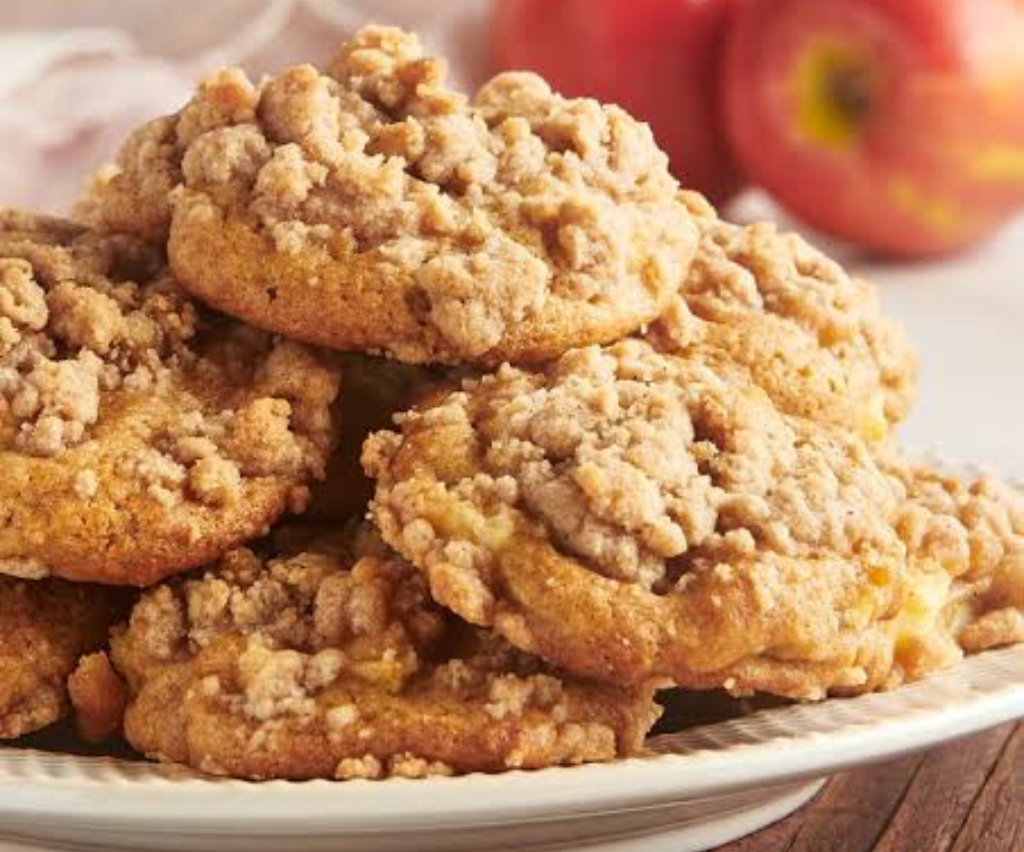 Apple Streusel Cookies