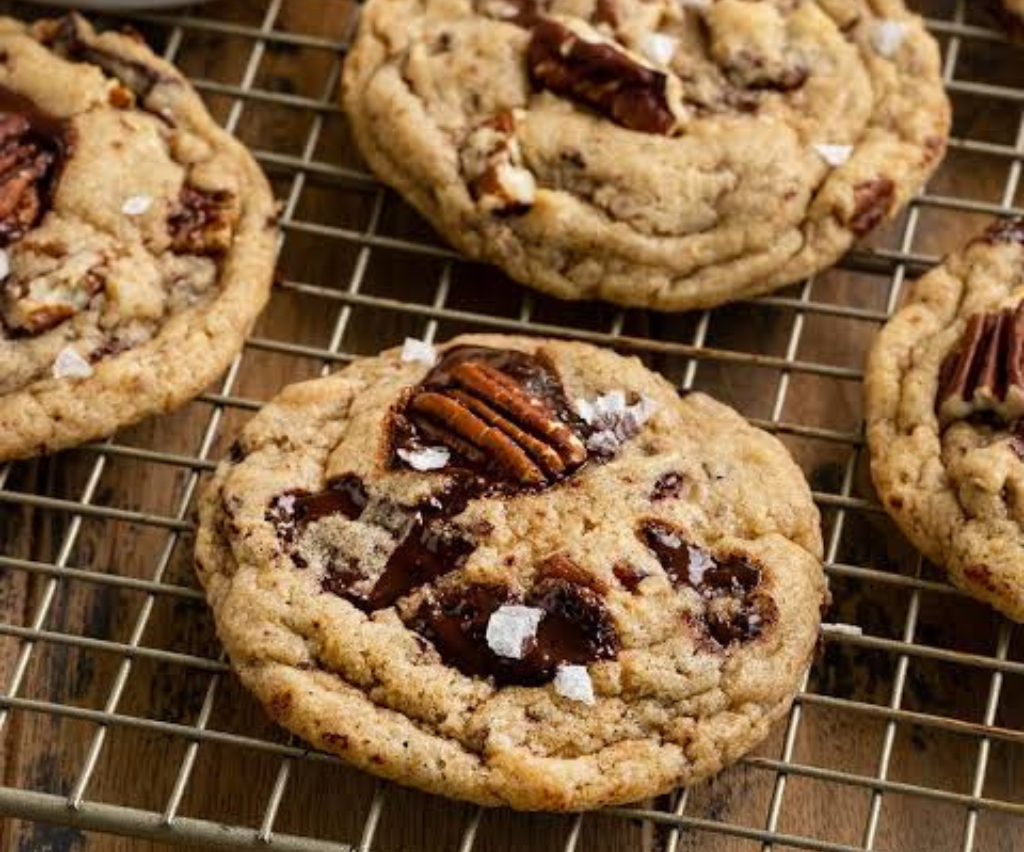 Bourbon Pecan Chocolate Chip Cookies