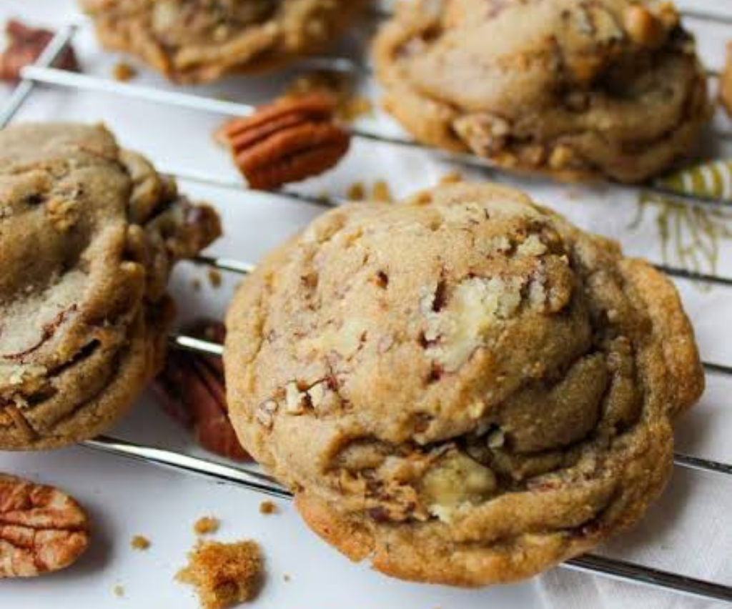 Brown Butter Maple Pecan Cookies