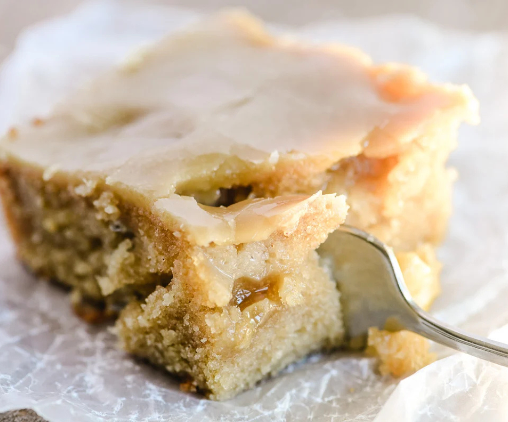 Caramel Apple Sheet Cake