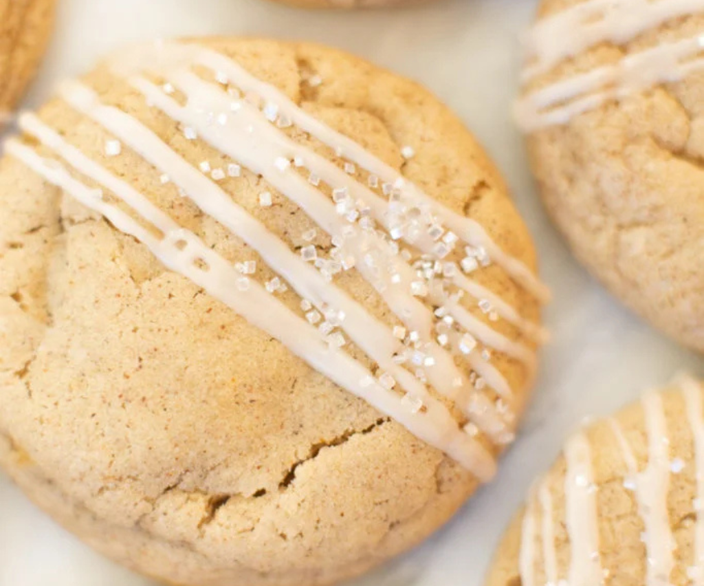 Chai Spice Cookies with Vanilla Glaze