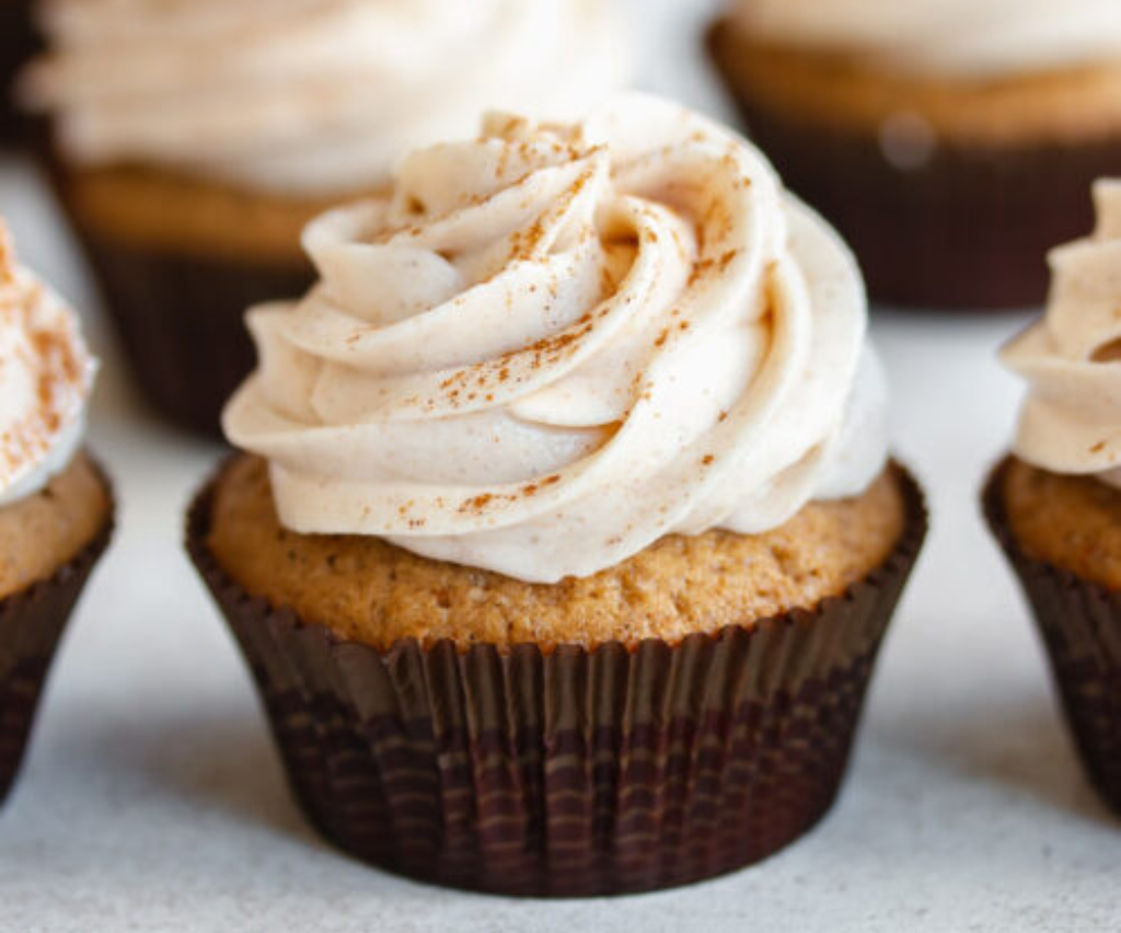 Chai Spice Cupcakes with Cream Cheese Frosting