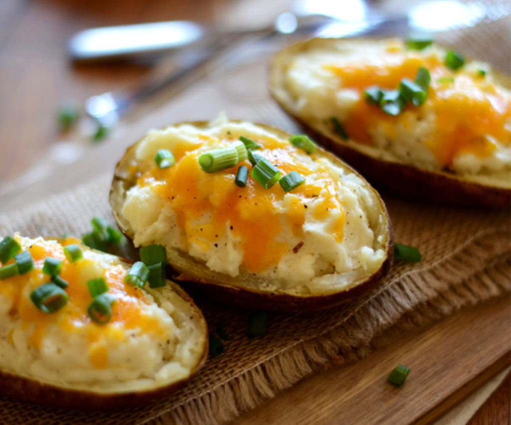 Cheesy Cauliflower Potato Bake