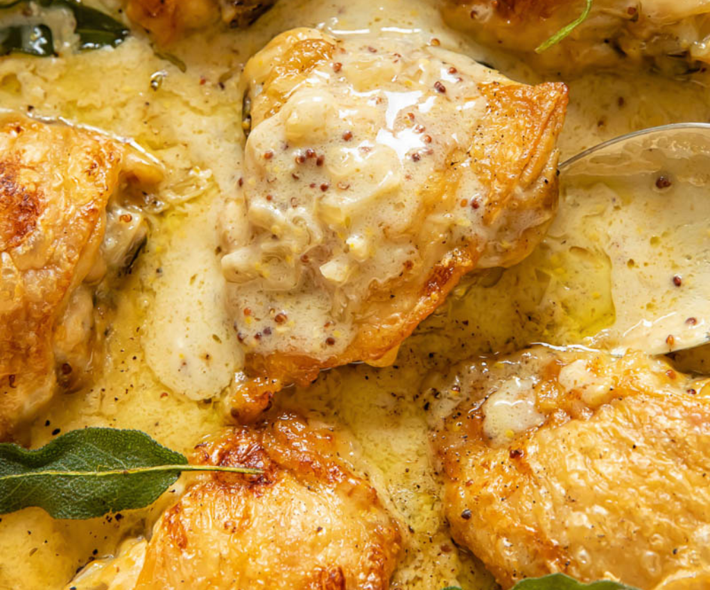 Chicken with Brown Butter Sage Sauce
