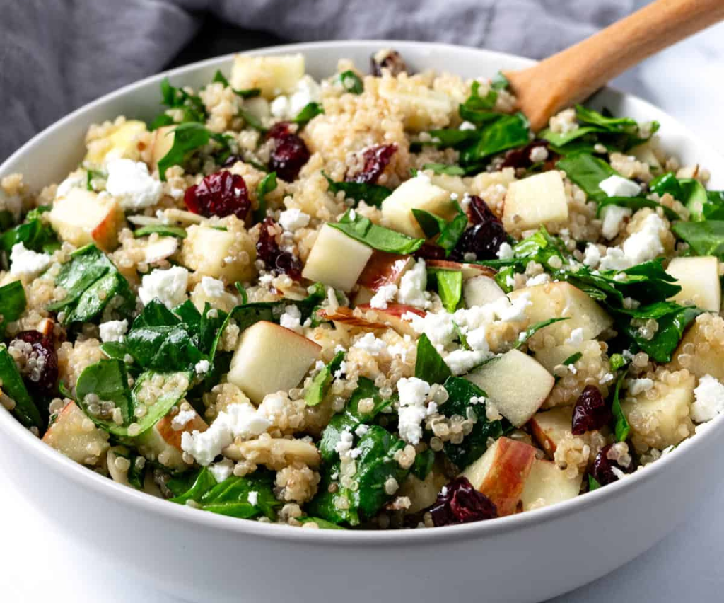 Cranberry Apple Quinoa Salad