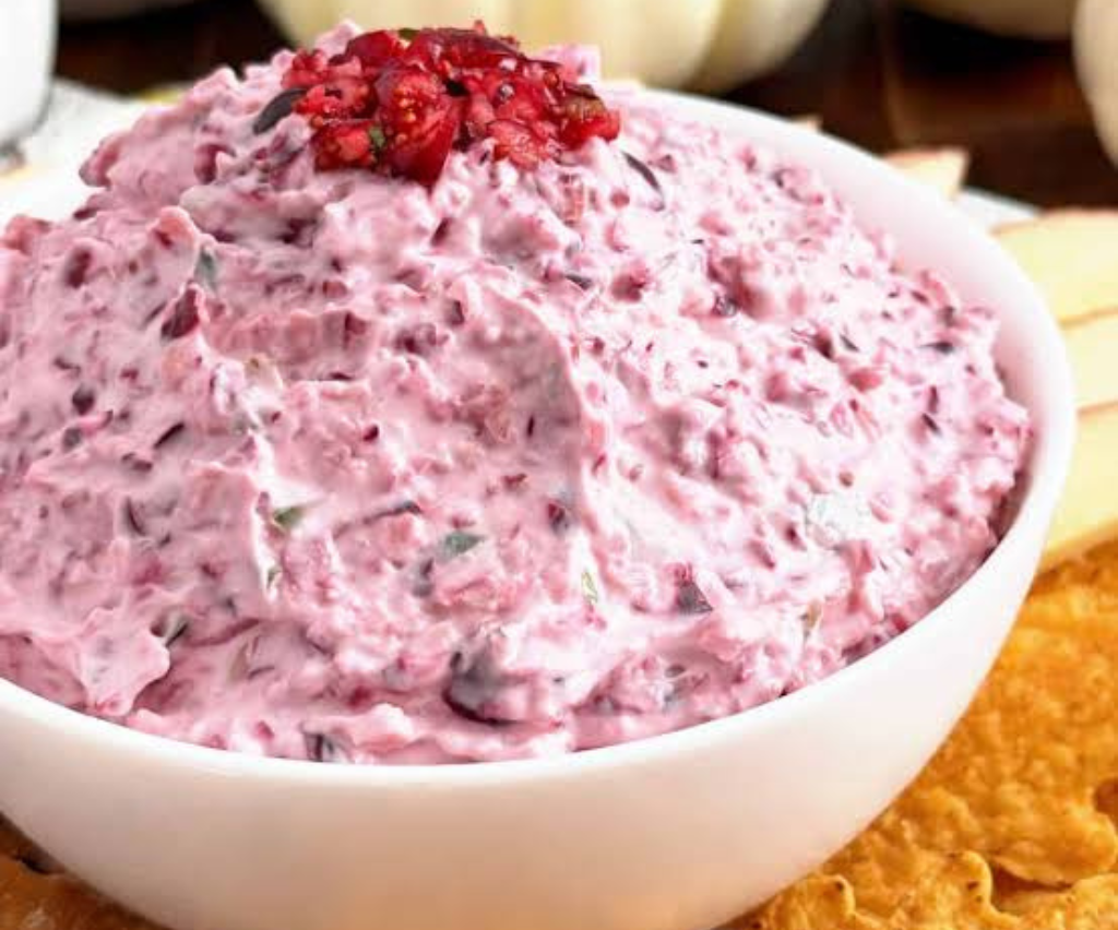 Cranberry Jalapeño Cream Cheese Dip