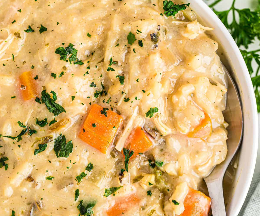 Crockpot Chicken and Wild Rice Soup