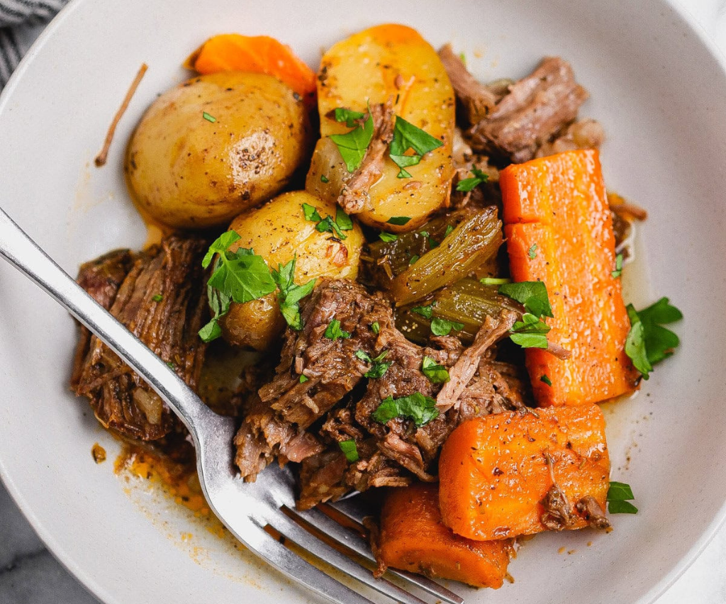 Crockpot Pot Roast with Root Vegetables