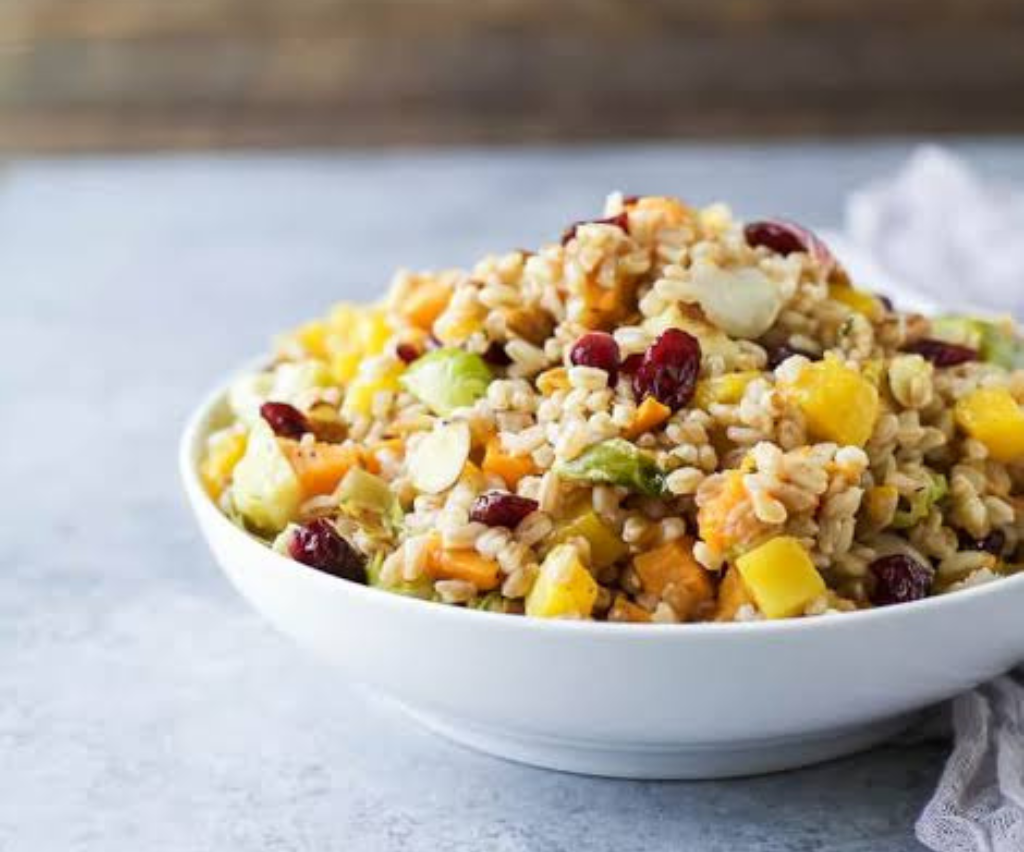 Harvest Farro Salad with Roasted Vegetables