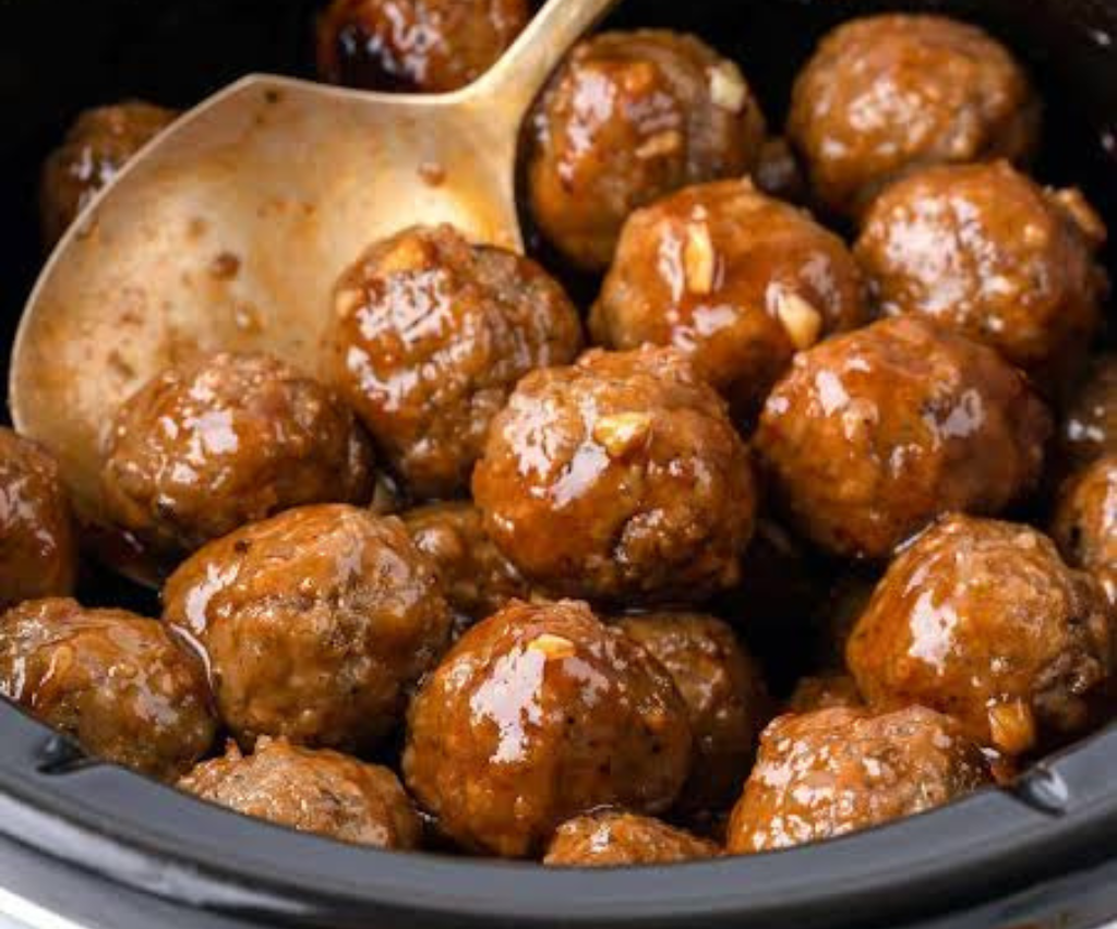 Honey Garlic Cocktail Meatballs