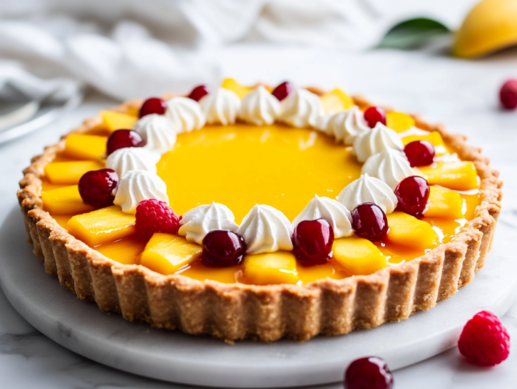 Mango Curd Tart Recipe