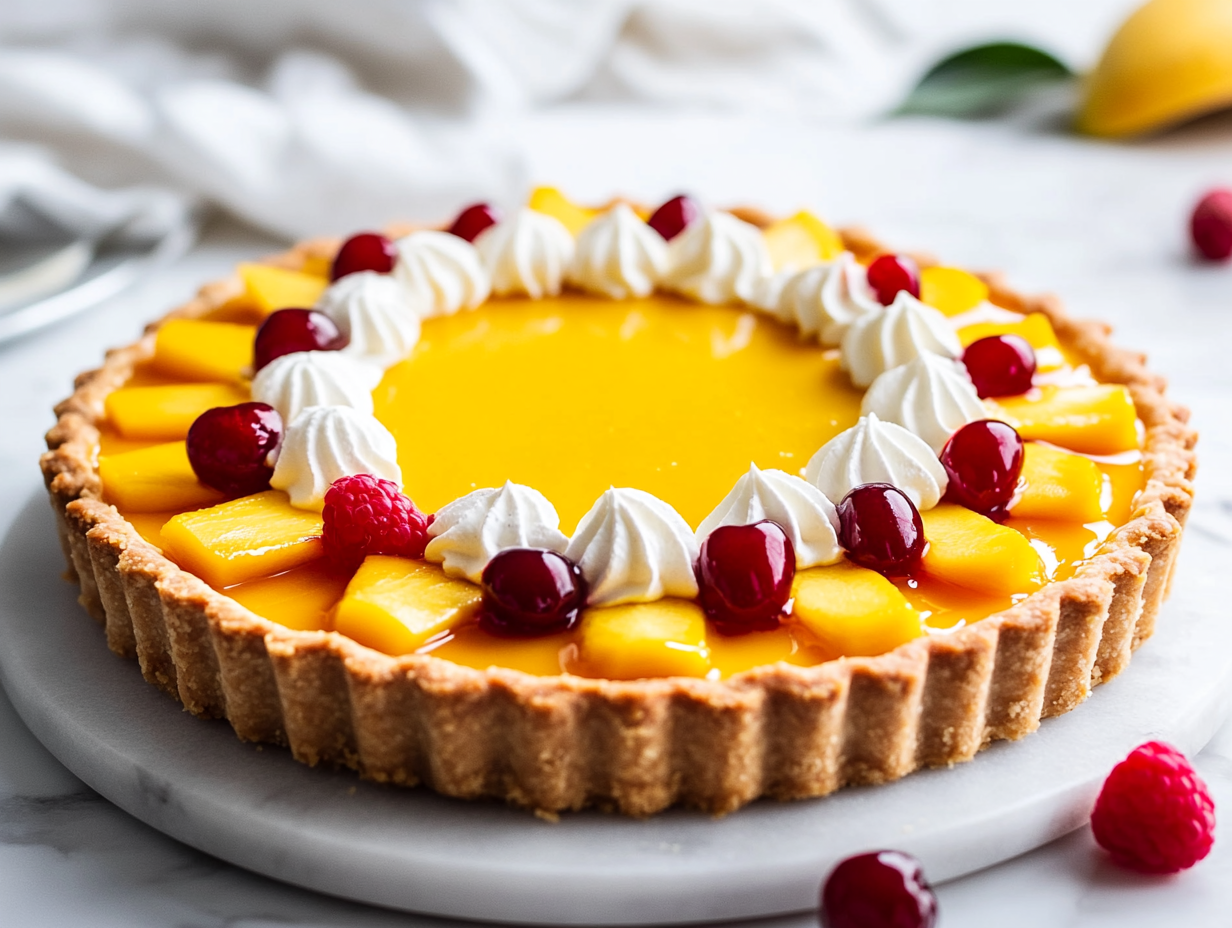 Mango Curd Tart Recipe