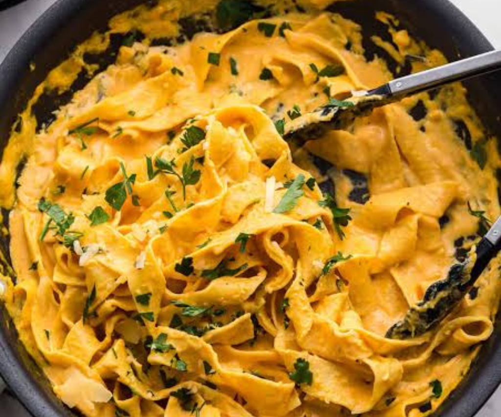 Pumpkin Alfredo Pasta