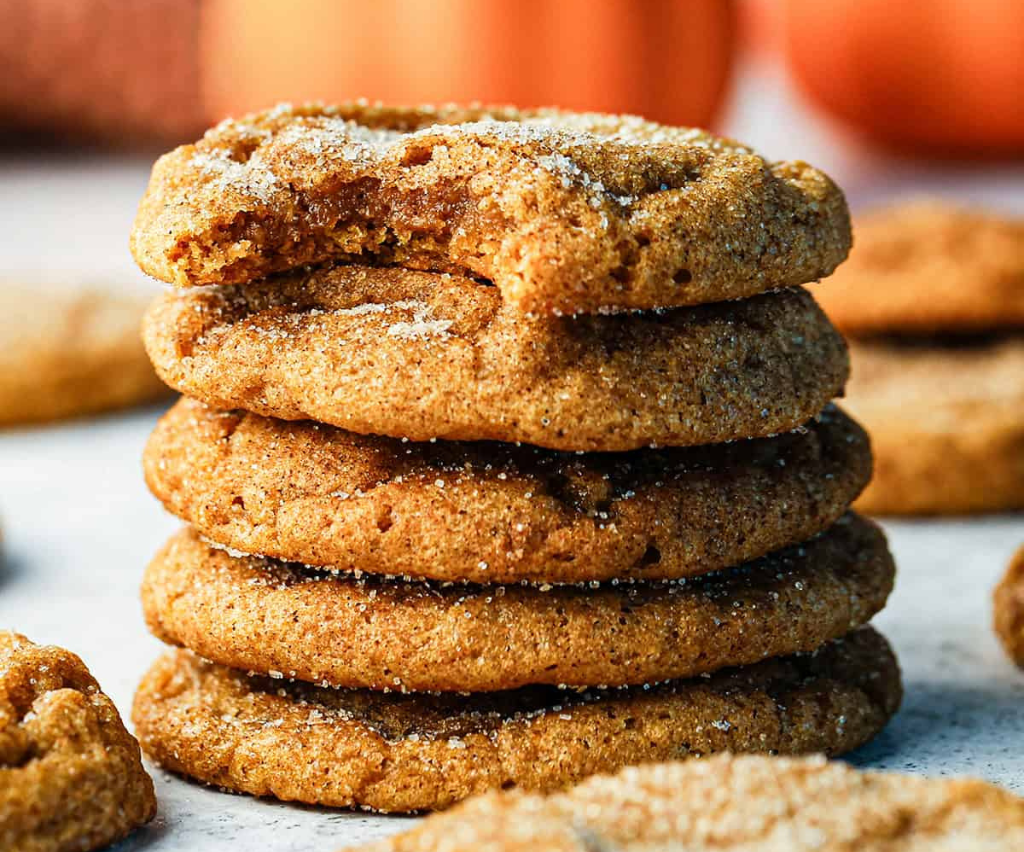 Pumpkin Snickerdoodle Cookies