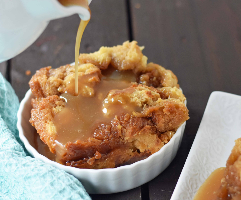 Salted Caramel Bread Pudding