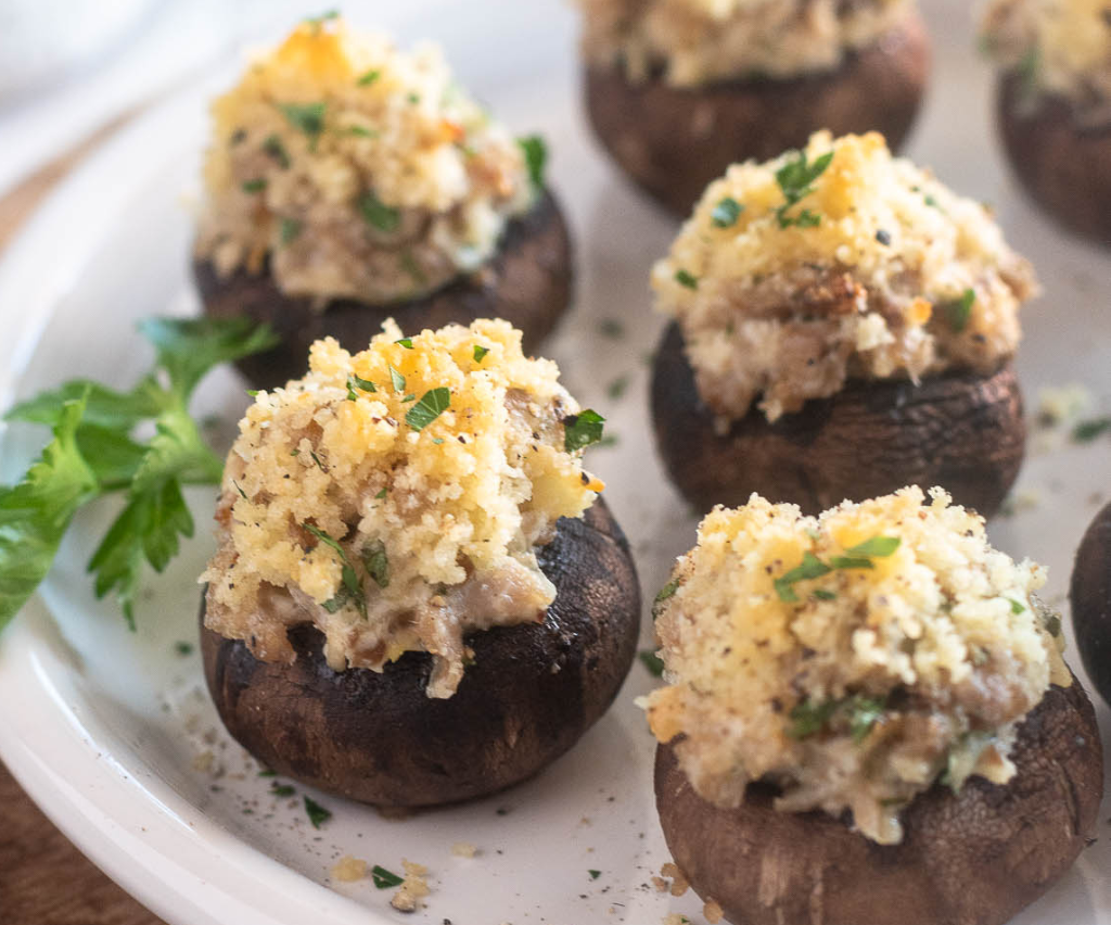 Sausage Stuffed Mushrooms