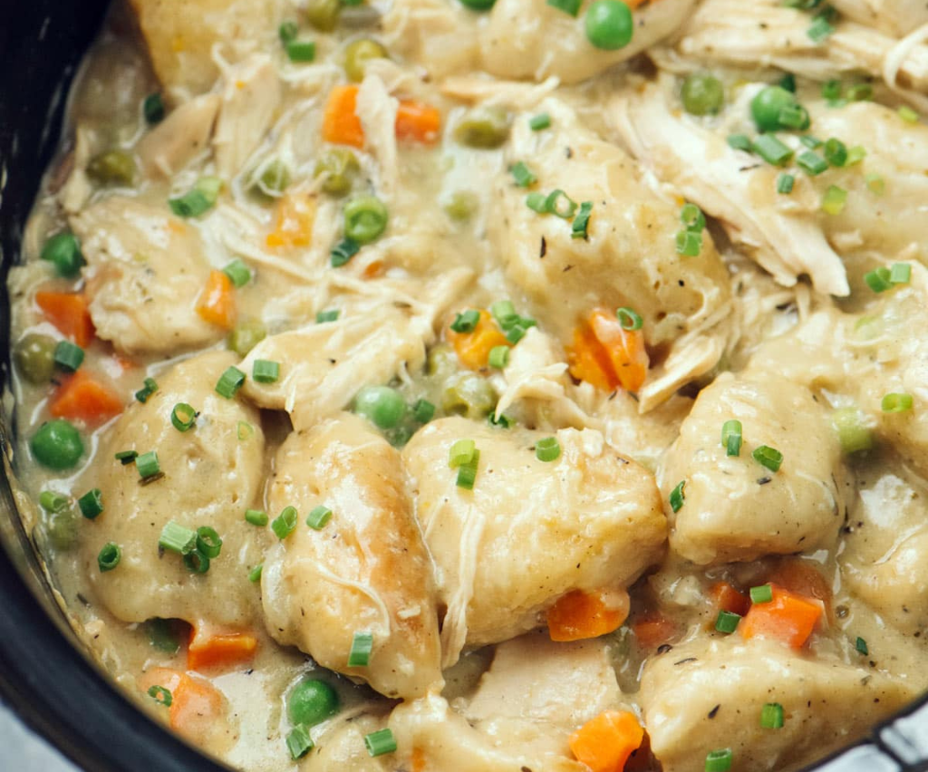 Slow Cooker Chicken and Dumplings