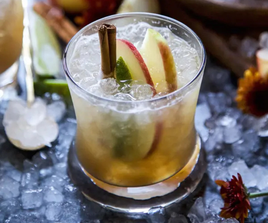 Spiced Pear Bourbon Mule