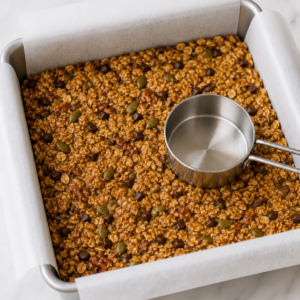 Transfer the mixture to the prepared pan