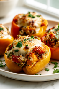 Allow the peppers to rest for 5 minutes before serving.