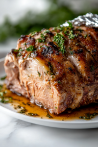 Transfer the cooked pork to a serving platter