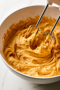 In a separate bowl, whip the cold heavy cream
