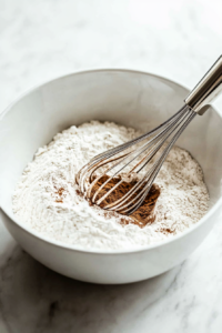 Whisk together the flour, baking soda