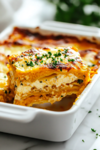 Allow the lasagna to stand for about 15 minutes