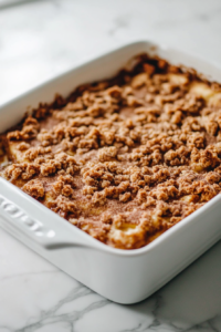 Bake until the center is set, the topping is golden brown