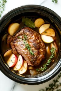 Whisk together the apple cider, chicken broth