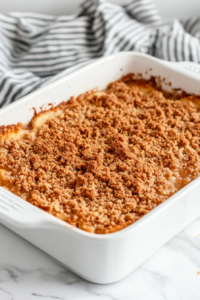 When ready to bake, remove the casserole