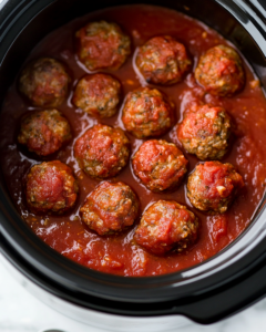 Pour the marinara and crushed tomatoes